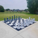 MegaChess Floor Games MegaChess 38 Inch Perfect Chess Set | Light & Dark Gray