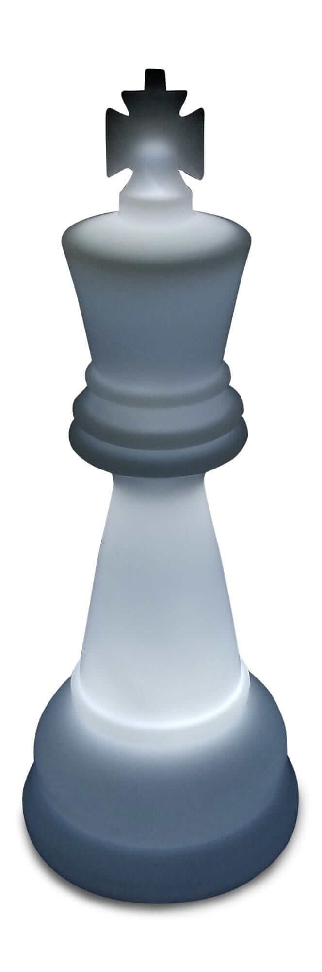 MegaChess Floor Games MegaChess -48-Inch White Light Up King Chess Piece