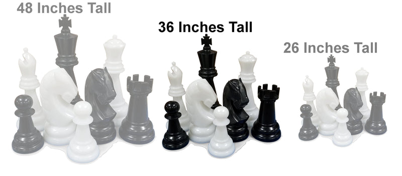 MegaChess Floor Games Personalized MegaChess 38 Inch Perfect Giant Chess Set