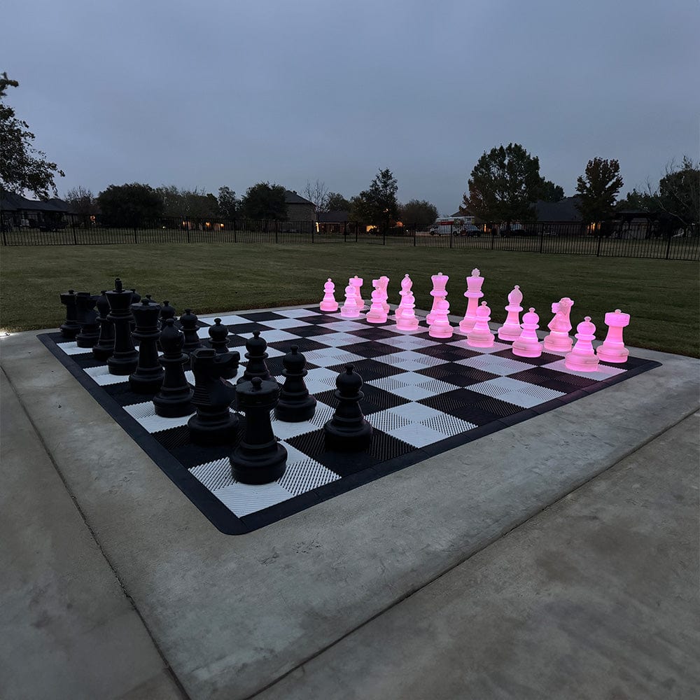 MegaChess MegaChess 25 Inch Plastic Light-up LED Giant Chess Set | Three Options Available