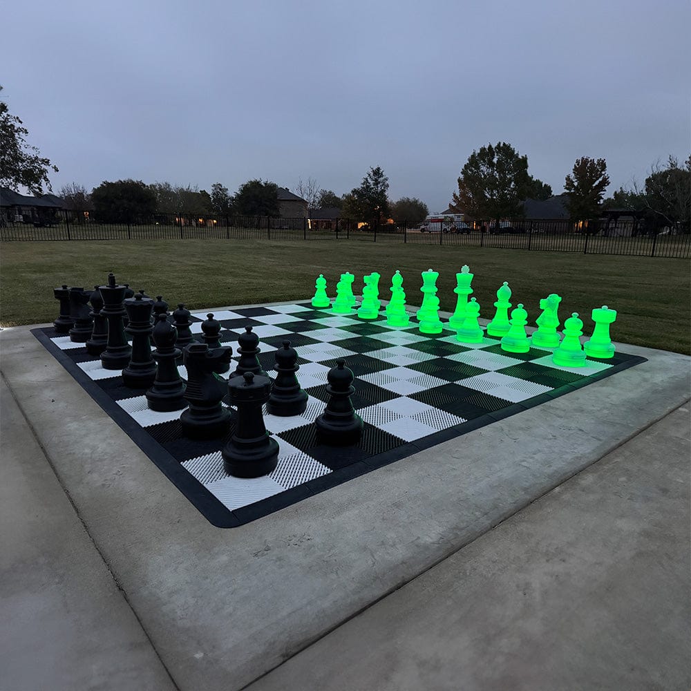 MegaChess MegaChess 25 Inch Plastic Light-up LED Giant Chess Set | Three Options Available