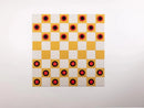 MegaChess Standard / Checkers Only / Mustard-Latte Giant Checkers Felt Wall Game