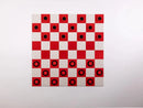 MegaChess Standard / Checkers Only / Scarlet-Latte Giant Checkers Felt Wall Game