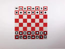 MegaChess Standard / Chess Only / Scarlet-Latte Giant Chess Felt Wall Game