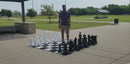 MegaChess Custom 24 Inch Fiberglass Giant Chess Set | | MegaChess.com