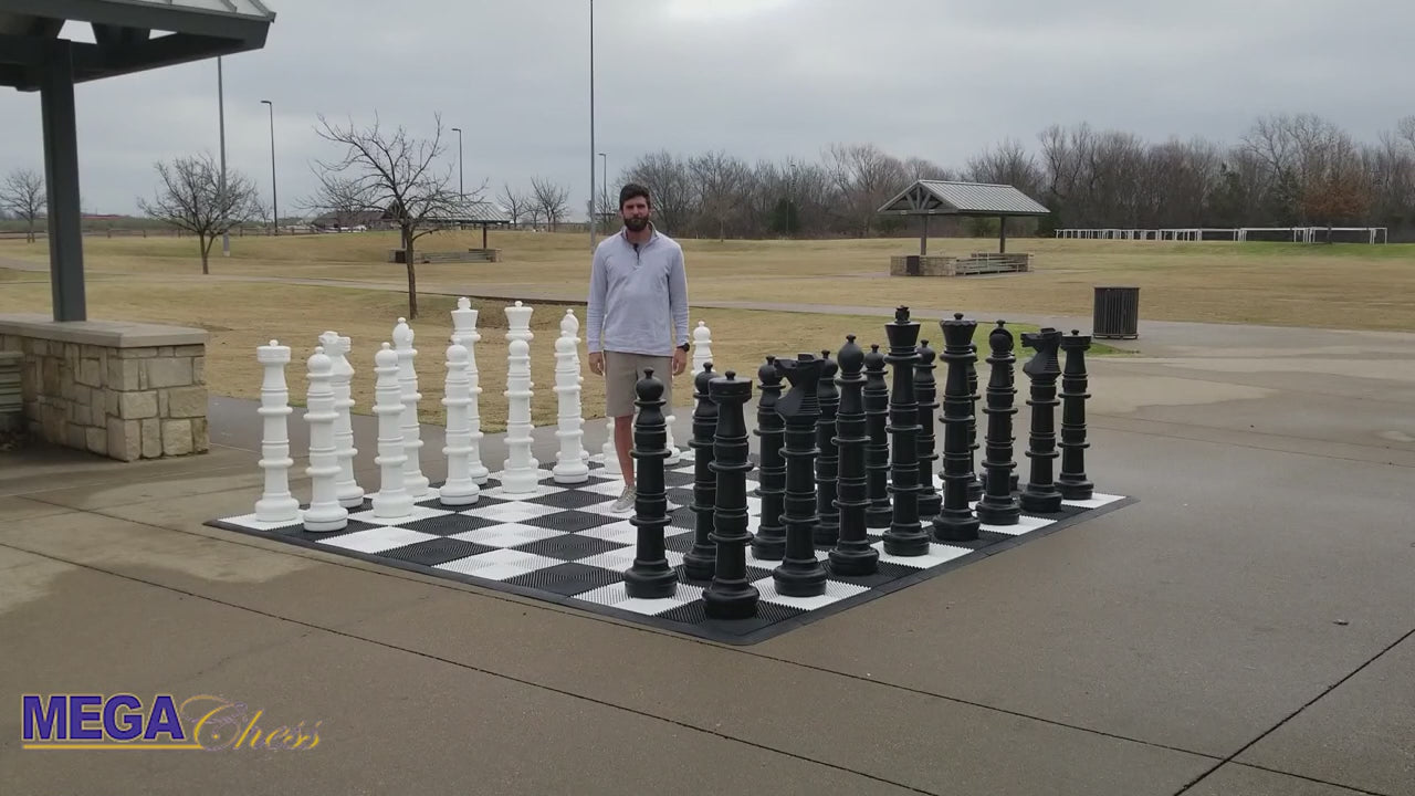 Giant Plastic Chess Set | 49 Inch Tall | | MegaChess.com