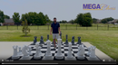 MegaChess 38 Inch Perfect Chess Set | Light & Dark Gray | | MegaChess.com