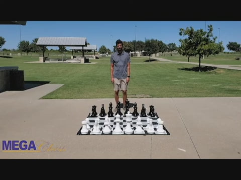 MegaChess Personalized 16 Inch Plastic Chess Set | | MegaChess.com