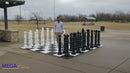 MegaChess 49 Inch Giant Plastic Chess Set - Rental | | MegaChess.com