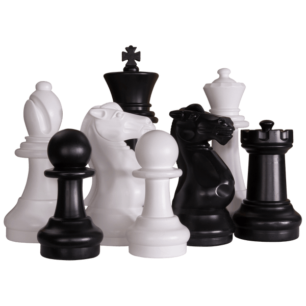 MegaChess 16 Inch Plastic Giant Chess Set Pieces | Default Title | MegaChess.com