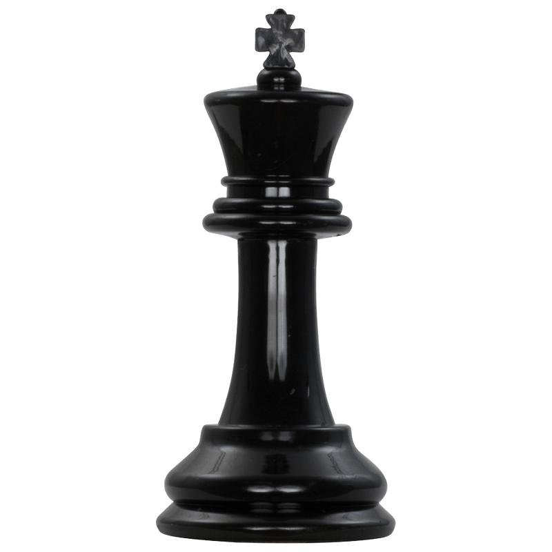 MegaChess 8 Inch Dark Plastic King Giant Chess Piece |  | MegaChess.com