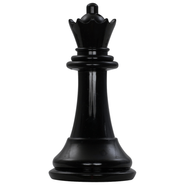 MegaChess 7 Inch Dark Plastic Queen Giant Chess Piece |  | MegaChess.com