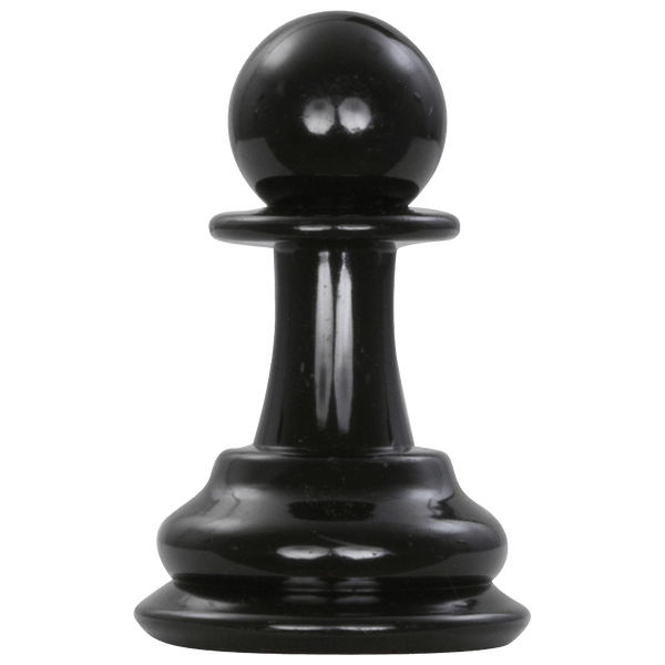 MegaChess 4 Inch Dark Plastic Pawn Giant Chess Piece |  | MegaChess.com