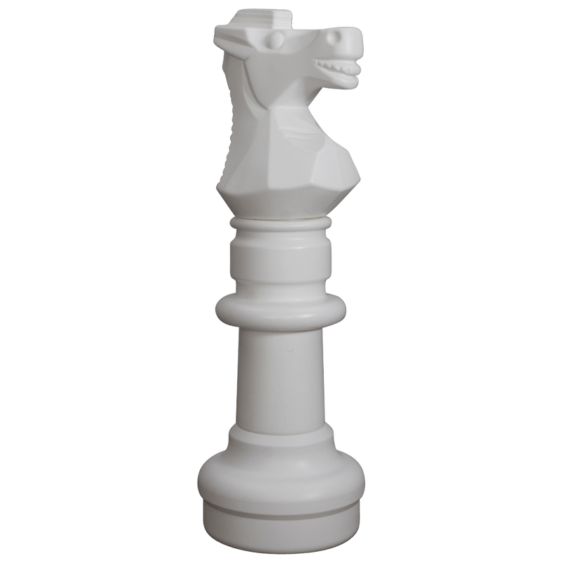 MegaChess 30 Inch White Plastic Knight Giant Chess Piece |  | MegaChess.com