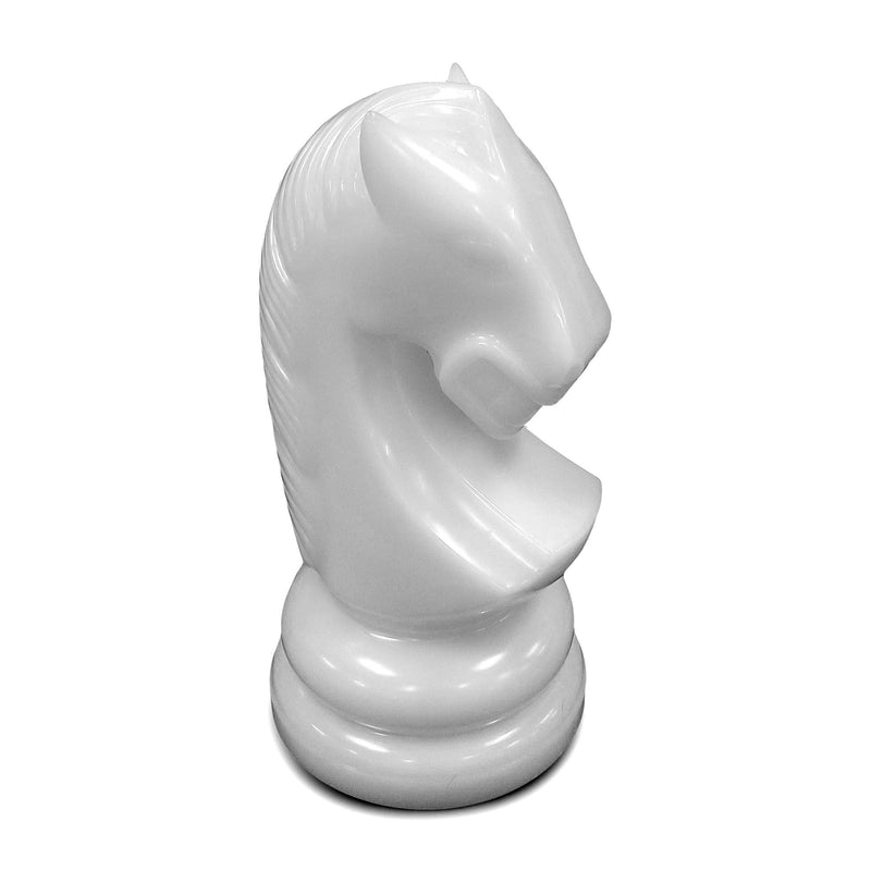 MegaChess 28 Inch White Perfect Knight Giant Chess Piece | Default Title | MegaChess.com