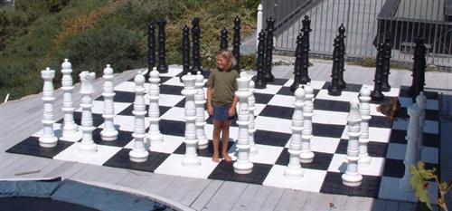 MegaChess 49 Inch Plastic Giant Chess Set | The Original Giant Chess Set |  | MegaChess.com