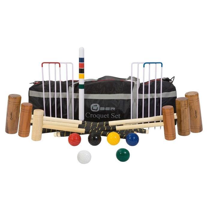 Family Croquet Set - 6 Player 9 Hoop Version |  | MegaChess.com