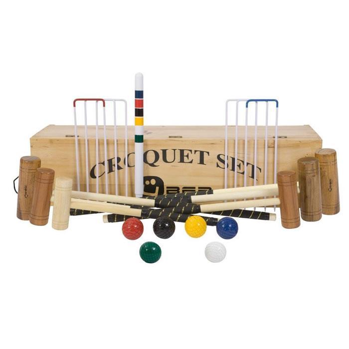 Family Croquet Set - 6 Player 9 Hoop Version |  | MegaChess.com