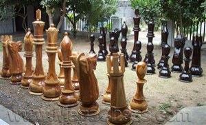 MegaChess 30 Inch Dark Teak Pawn Giant Chess Piece | Default Title | MegaChess.com