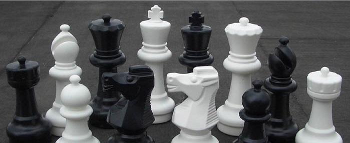 MegaChess 12 Inch Plastic Giant Chess Set Pieces |  | MegaChess.com