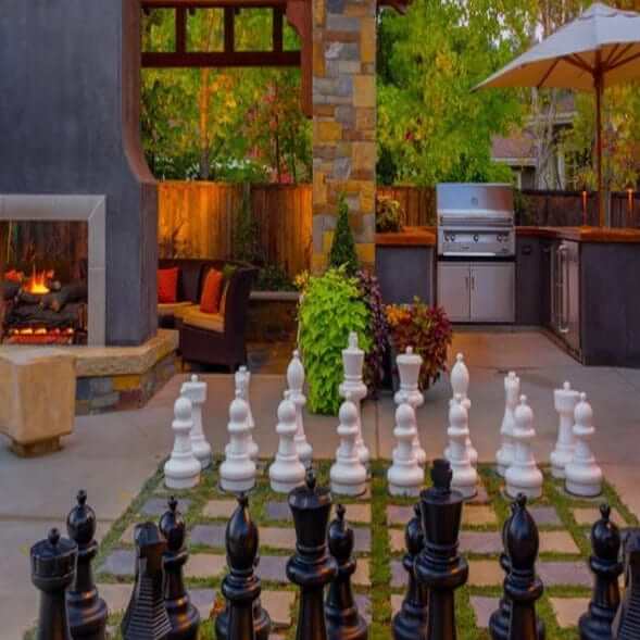 The Original MegaChess 25 Inch Plastic Giant Chess Set | Default Title | MegaChess.com