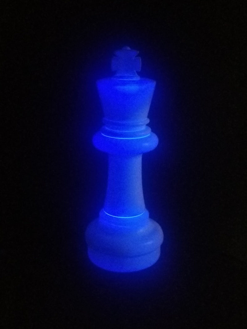 MegaChess 25 Inch LED King Individual Plastic Chess Piece - Blue |  | MegaChess.com