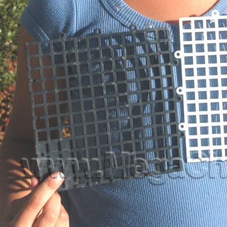 Chess Square Plastic with 6" Squares Black |  | MegaChess.com