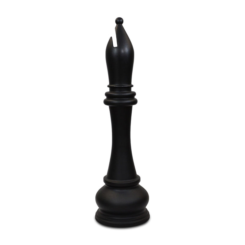 MegaChess 59 Inch Black Fiberglass Bishop Giant Chess Piece |  | MegaChess.com