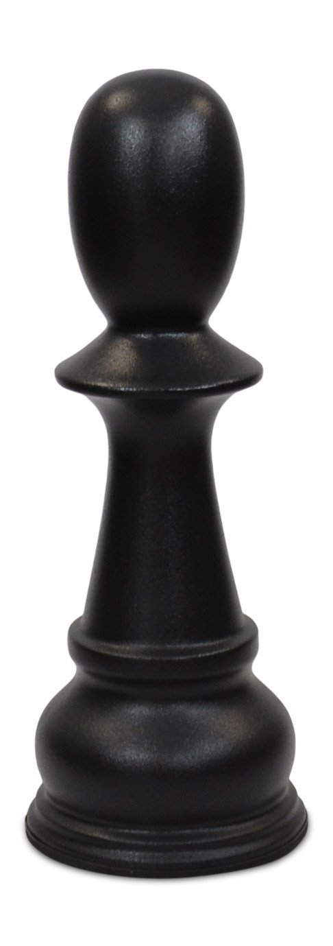 MegaChess 36 Inch Black Fiberglass Pawn Giant Chess Piece |  | MegaChess.com