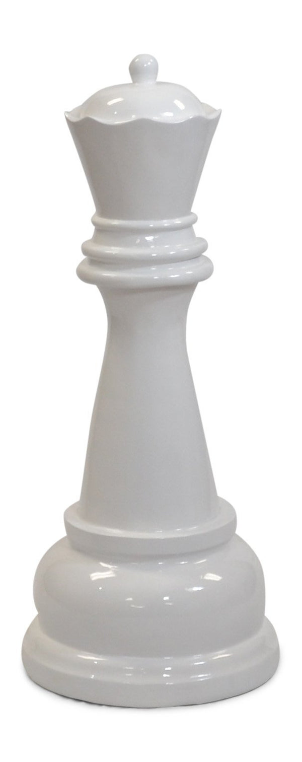 MegaChess 31 Inch White Fiberglass Queen Giant Chess Piece |  | MegaChess.com