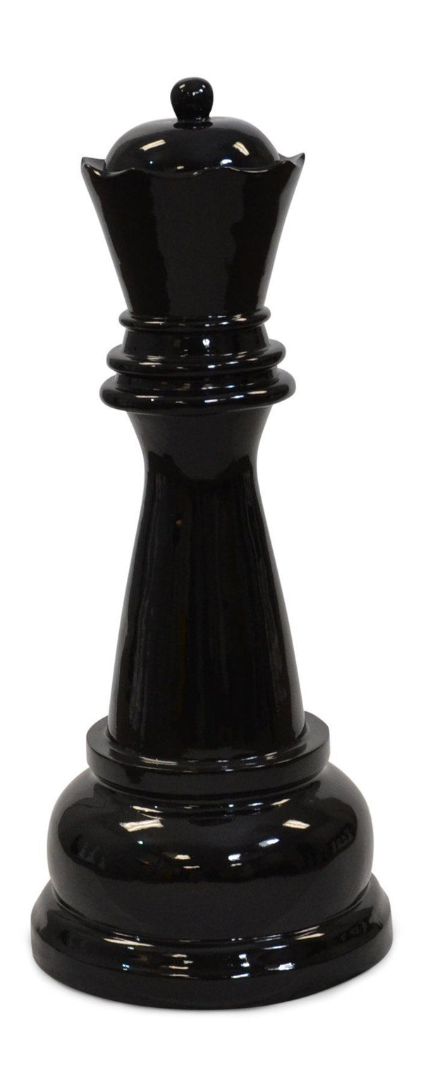 MegaChess 31 Inch Black Fiberglass Queen Giant Chess Piece |  | MegaChess.com