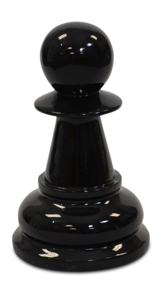 MegaChess 16 Inch Black Fiberglass Pawn Giant Chess Piece |  | MegaChess.com