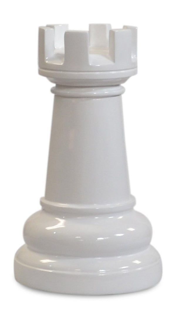 MegaChess 14 Inch White Fiberglass Rook Giant Chess Piece |  | MegaChess.com