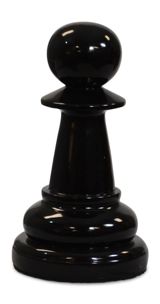 MegaChess 12 Inch Black Fiberglass Pawn Giant Chess Piece |  | MegaChess.com
