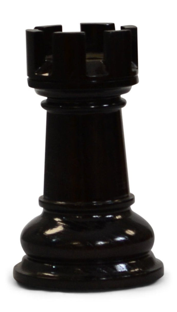 MegaChess 7 Inch Dark Teak Rook Giant Chess Piece |  | MegaChess.com