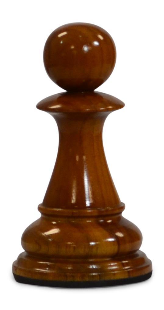 MegaChess 8 Inch Light Teak Pawn Giant Chess Piece |  | MegaChess.com