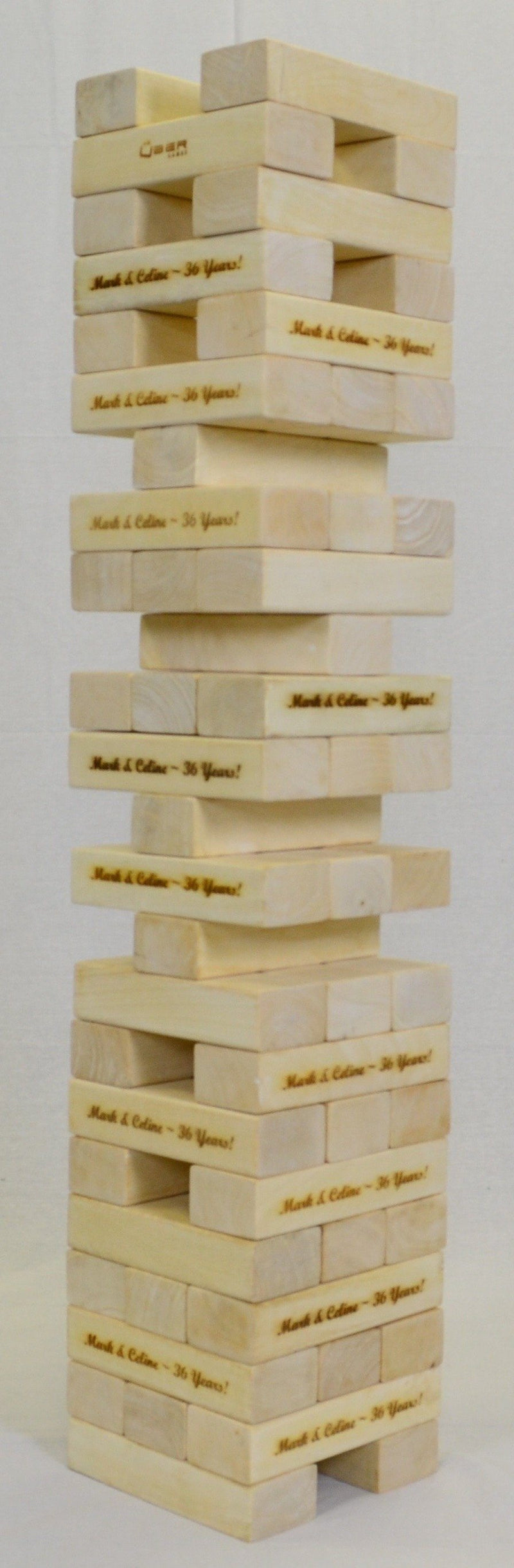 Customized Giant Tumble Tower Hardwood |  | MegaChess.com