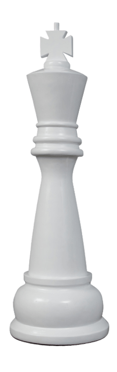 MegaChess 48 Inch White Fiberglass King Giant Chess Piece |  | MegaChess.com