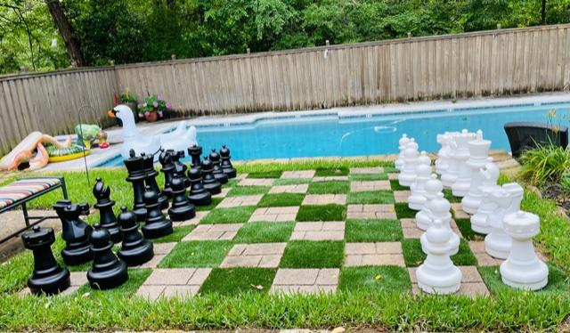 The Original MegaChess 25 Inch Plastic Giant Chess Set