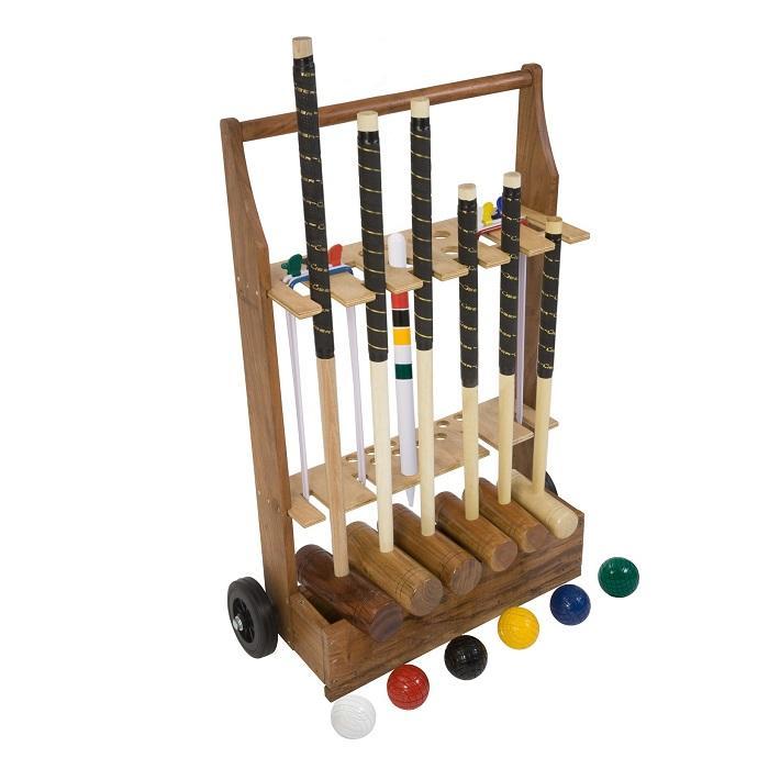 Family Croquet Set - 6 Player 9 Hoop Version |  | MegaChess.com