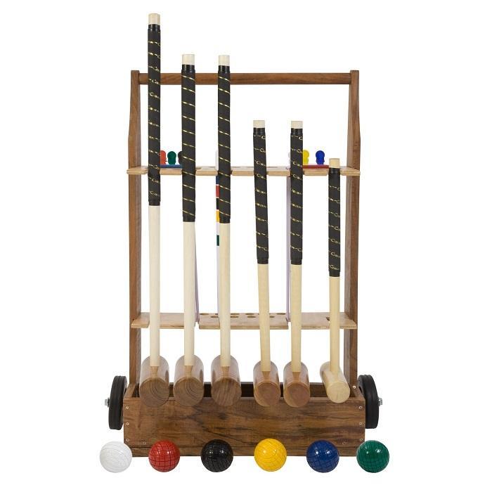 Family Croquet Set - 6 Player 9 Hoop Version |  | MegaChess.com