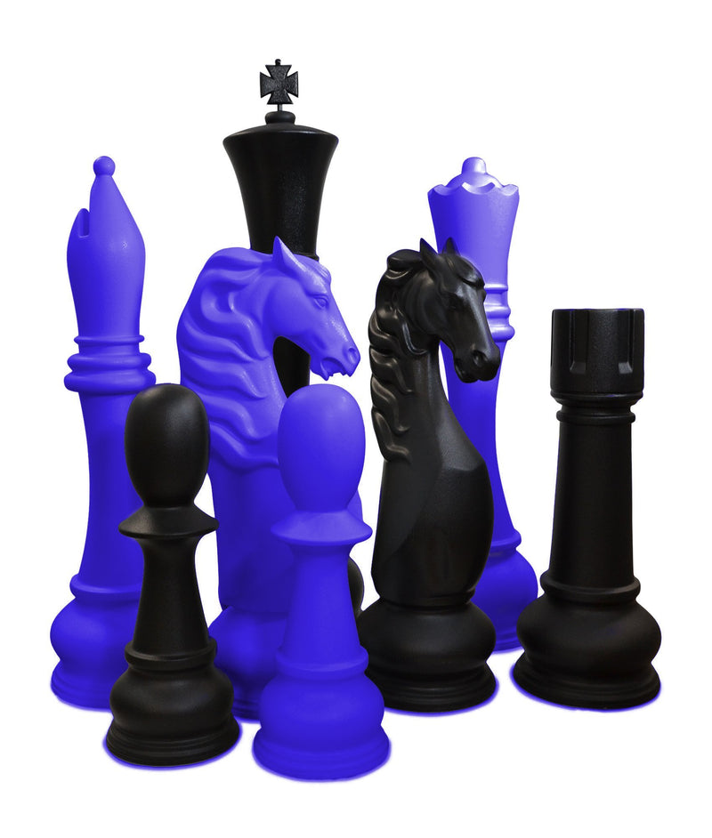 MegaChess 72 Inch Fiberglass Giant Chess Set Pieces | Change One Color | MegaChess.com