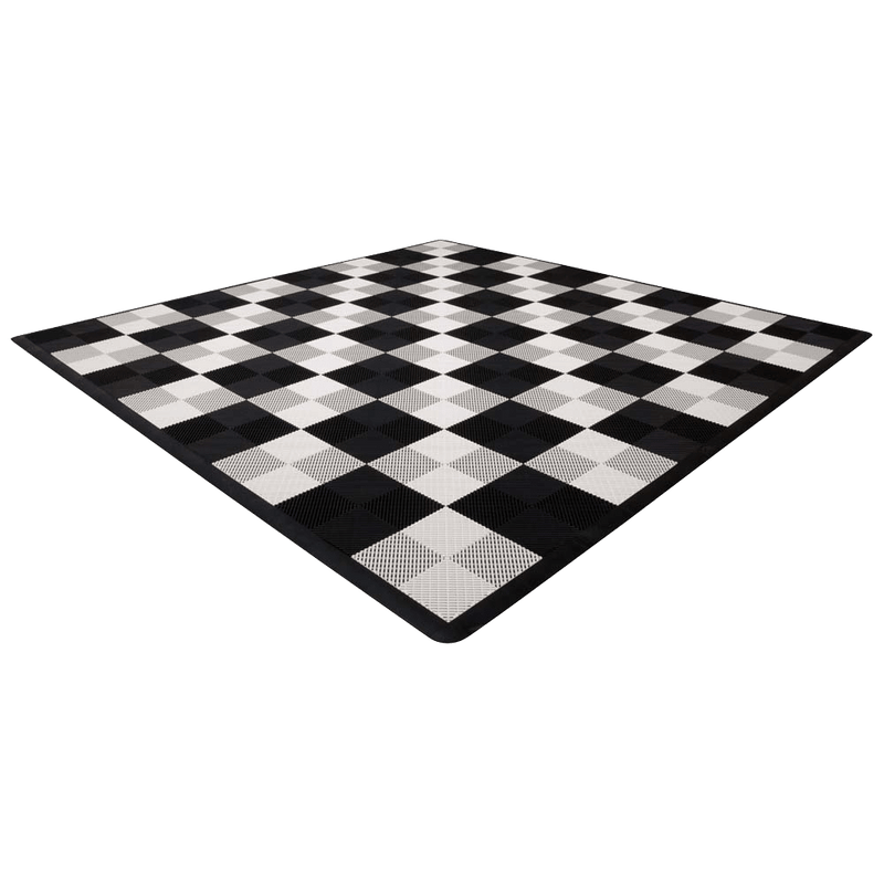 Custom Color Hard Plastic Giant Chess Board With 18 Inch Squares 12' x 12' Available ADA Compliant Safety Edge Ramps |  | MegaChess.com