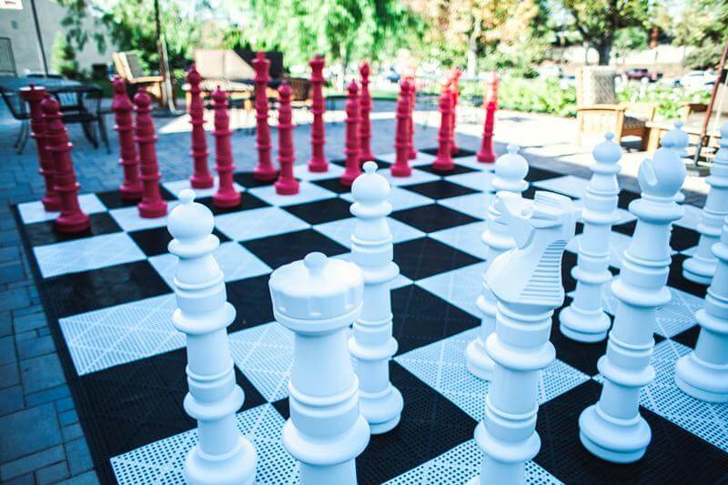 MegaChess 49 Inch Plastic Giant Chess Set | The Original Giant Chess Set |  | MegaChess.com