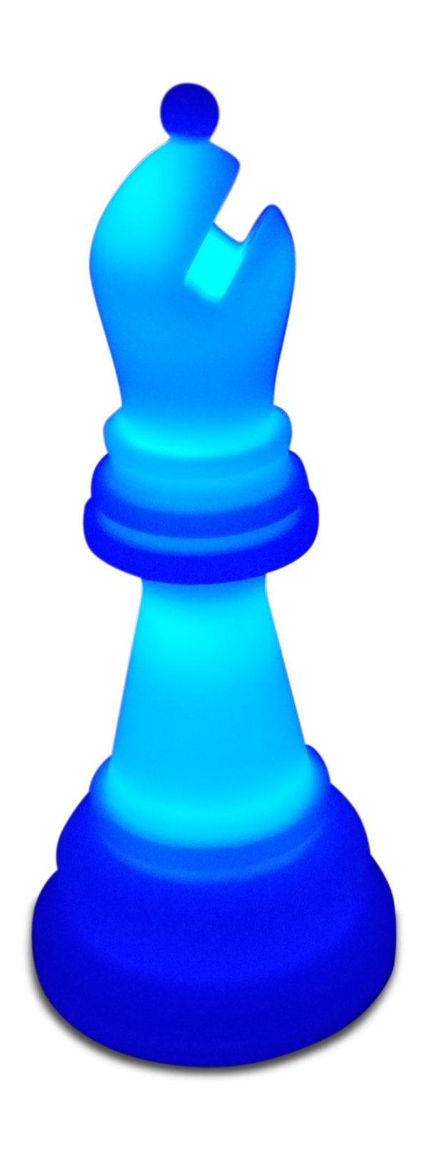 MegaChess 20 Inch Perfect Bishop Light-Up Giant Chess Piece - Blue |  | MegaChess.com