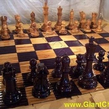 Slotted Teak Chess Board with 6" Squares | Default Title | MegaChess.com