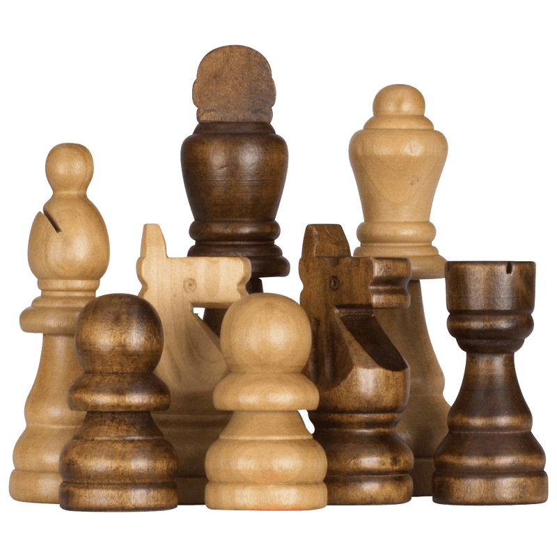 MegaChess 7 Inch Rubber Tree Giant Chess Set | Default Title | MegaChess.com