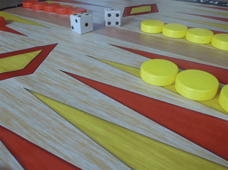 MegaChess Giant Backgammon Set (8 feet x 7 feet) |  | MegaChess.com