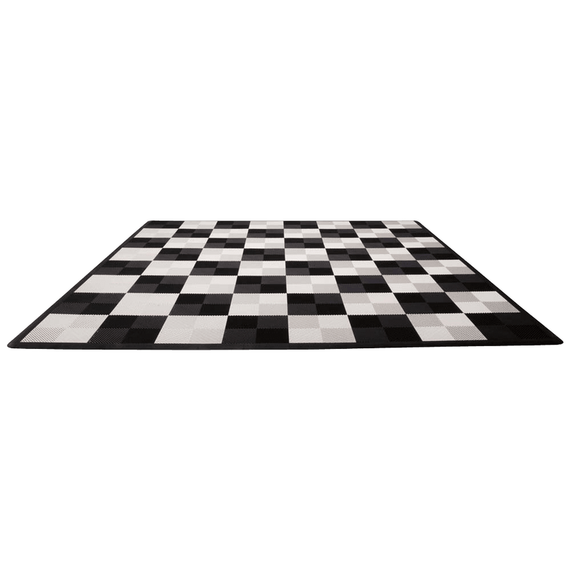 Custom Color Hard Plastic Giant Chess Board With 18 Inch Squares 12' x 12' Available ADA Compliant Safety Edge Ramps |  | MegaChess.com