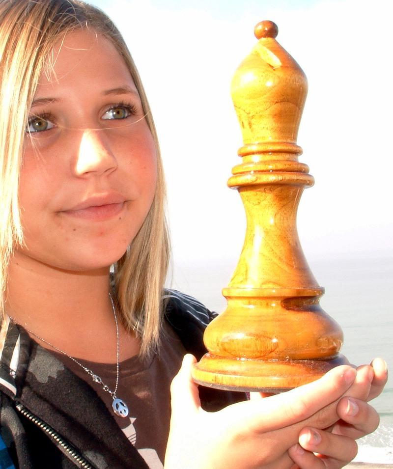MegaChess 9 Inch Light Teak Bishop Giant Chess Piece |  | MegaChess.com